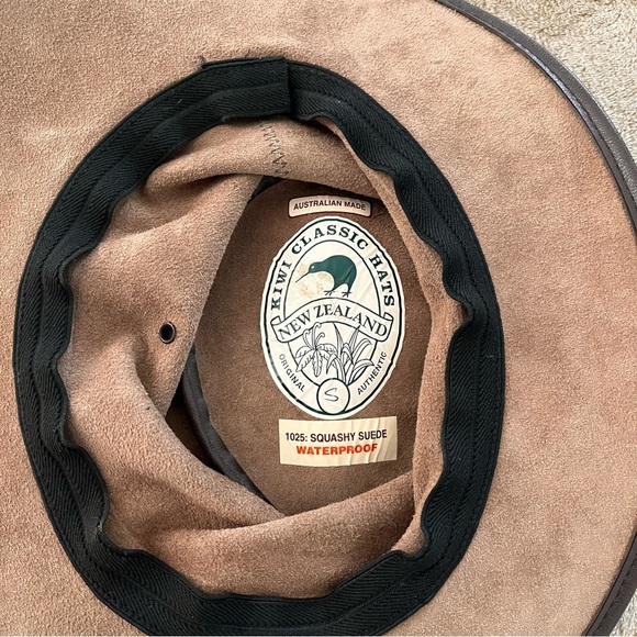 Kiwi Classic Suede Hat Barmah Squashy Waterproof 1025 Outback Australian Small main image 4